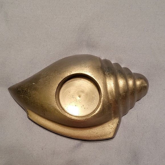 Pewter Beach-Themed Tealight Holders, set of 2 - Picture 2 of 7